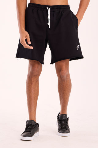 Black Essential Nakış Short
