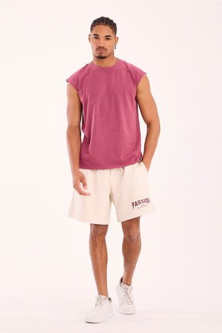 Brush Cut Off Tank Top