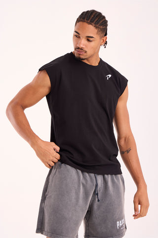 Logo Cut Off Tank Top