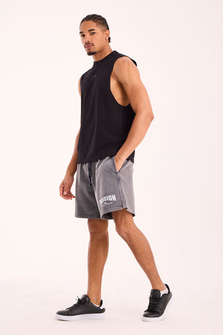 Power Logo Cut Off Tank Top