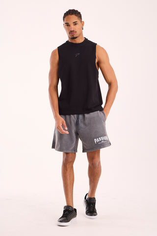 Power Logo Cut Off Tank Top