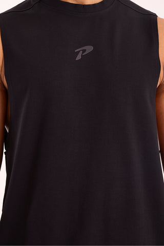 Power Logo Cut Off Tank Top