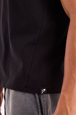 Power Logo Cut Off Tank Top