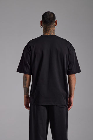 Passion Typo Oversize Fit Tshirt | Siyah