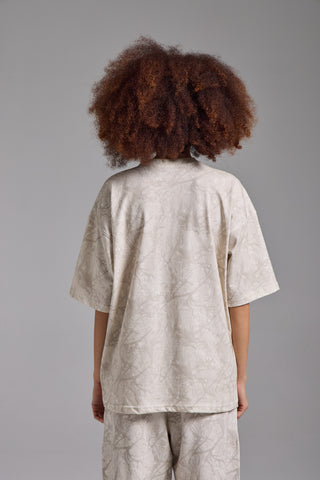 Essential Camo Oversize Tshirt | Gri