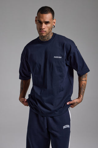 Basic Oversize Fit Tshirt | Lacivert
