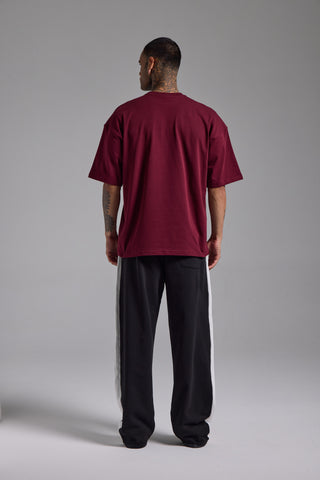 Passion Typo Oversize Fit Tshirt | Vişne