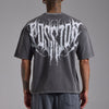 Washed Spike Boxy Fit Tshirt | Füme