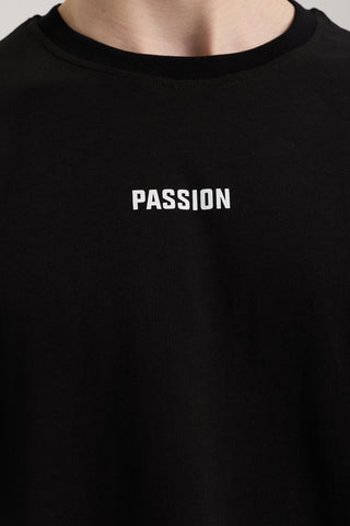 Passion Everyday Oversize Tshirt | Siyah