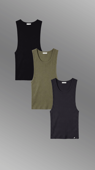 ribbed tank multipack avantajlı paket passion athletics