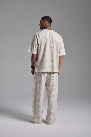 Essential Camo Oversize Tshirt | Gri