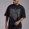 Passion Typo Oversize Fit Tshirt | Siyah