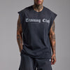 Washed Training Club Oversize Tank | Puslu Siyah