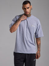 Basic Oversize Fit Tshirt | Gri