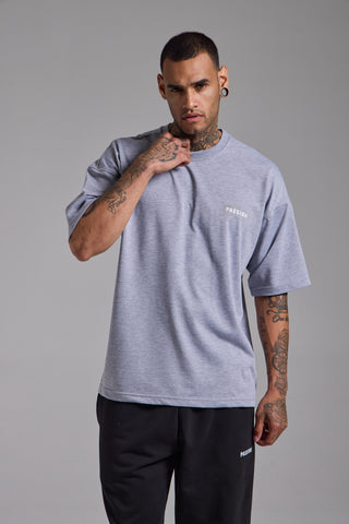 Basic Oversize Fit Tshirt | Gri