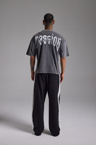 Washed Passion Brush Boxy Fit Tshirt | Füme