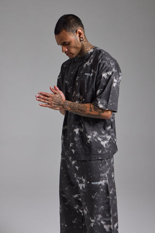 Essential Smoke Oversize Tshirt | Siyah