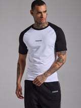 Basic Reglan Kol Muscle Fit Tshirt | Siyah