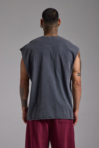 Washed Training Club Oversize Tank | Füme