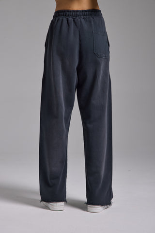 Essential Washed Jogger | Puslu Siyah