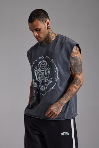 Washed Eagle Oversize Tank | Füme