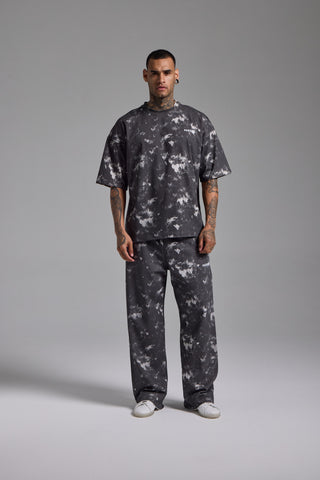 Essential Smoke Oversize Tshirt | Siyah