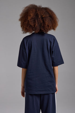 Basic Oversize Fit Tshirt | Lacivert