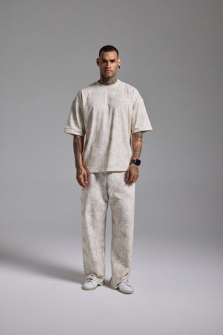 Essential Camo Oversize Tshirt | Gri