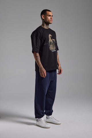 Art of Victory Oversize Tshirt | Siyah