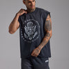 Washed Eagle Oversize Tank | Puslu Siyah