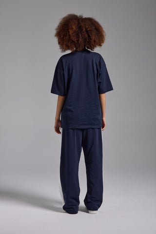 Basic Oversize Fit Tshirt | Lacivert