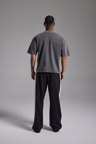 Washed Passion Script Boxy Fit Tshirt | Füme