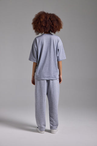 Basic Oversize Fit Tshirt | Gri