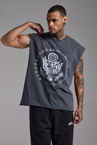 Washed Eagle Oversize Tank | Füme