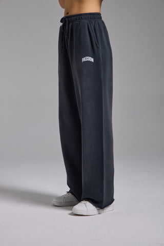 Essential Washed Jogger | Puslu Siyah
