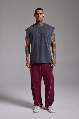 Washed Passion Brush Oversize Tank | Füme