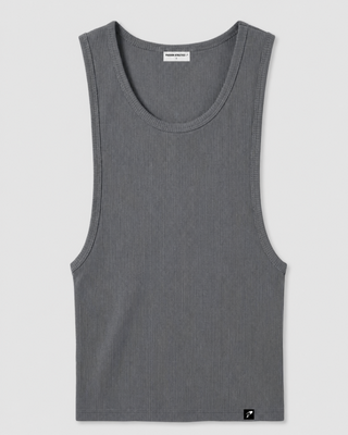 Ribbed Tank Top | Antrasit