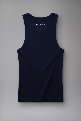 lacivert erkek ribbed tank top passion athletics