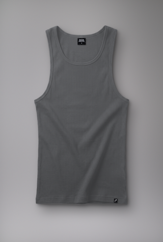 antrasit erkek ribbed tank top passion athletics