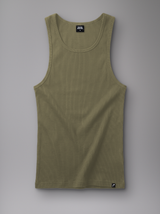 Ribbed Tank Top | Haki