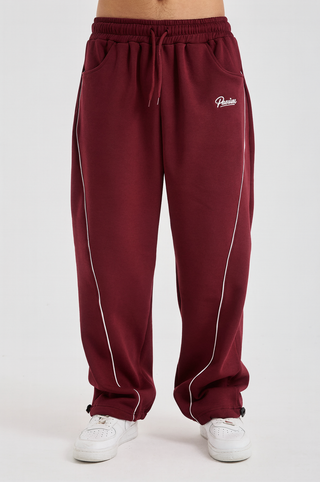 Unisex Passion Basic Two Way Jogger | Bordo