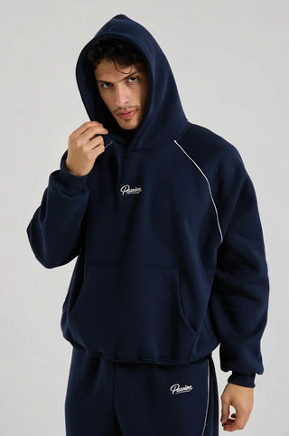 Unisex Passion Basic Winter Hoodie | Lacivert