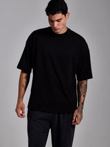 Basic Oversize Premium T-shirt | Siyah