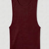 Ribbed Tank Top | Bordo