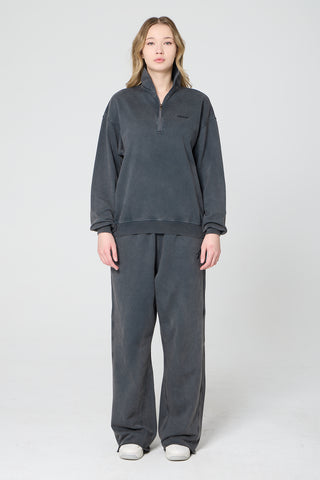 Passion Half Zip Washed Hoodie