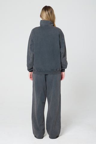 Passion Half Zip Washed Hoodie