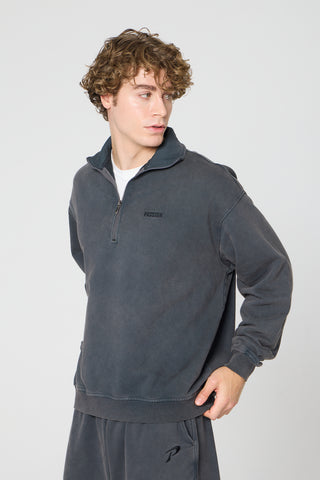 Passion Half Zip Washed Hoodie