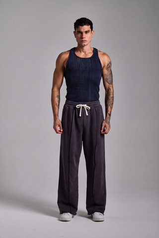 Washed Stripe Jogger | Füme