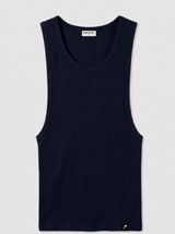 Ribbed Tank Top | Lacivert