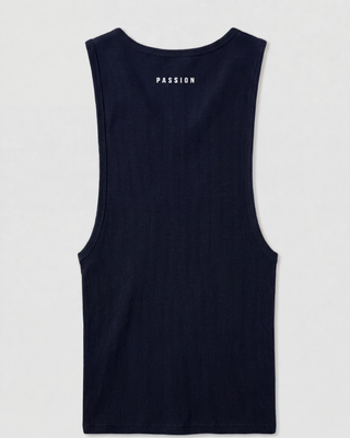 Ribbed Tank Top | Lacivert
